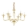 Ideal Lux - Lámpara colgante con cadena DANIELI 6xE14/40W/230V diá. 85 cm latón