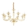 Ideal Lux - Lámpara colgante con cadena DANIELI 8xE14/40W/230V diá. 85 cm latón