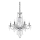 Ideal Lux - Lámpara colgante de cristal AMADEUS 6xE14/40W/230V diá. 67 cm transparente