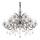 Ideal Lux - Lámpara colgante de cristal COLOSSAL 15xE14/40W/230V diá. 95 cm gris/cromo brillante