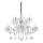 Ideal Lux - Lámpara colgante de cristal CONTINENTAL 12xE14/40W/230V diá. 86 cm transparente