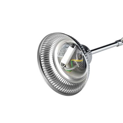 Ideal Lux - Lámpara colgante de cristal DUBAI 24xE14/28W/230V diá. 80 cm cromo brillante