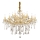 Ideal Lux - Lámpara colgante de cristal FLORIAN 18xE14/40W/230V diá. 86 cm dorado