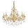 Ideal Lux - Lámpara colgante de cristal GIOCONDA 12xE14/40W/230V diá. 90 cm dorado