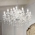 Ideal Lux - Lámpara colgante de cristal NAPOLEON 18xE14/40W/230V diá. 96 cm cromo brillante