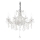 Ideal Lux - Lámpara colgante de cristal NAPOLEON 8xE14/40W/230V diá. 67 cm cromo