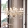 Ideal Lux - Lámpara colgante de cristal NEGRESCO 10xE14/28W/230V diá. 85 cm dorado