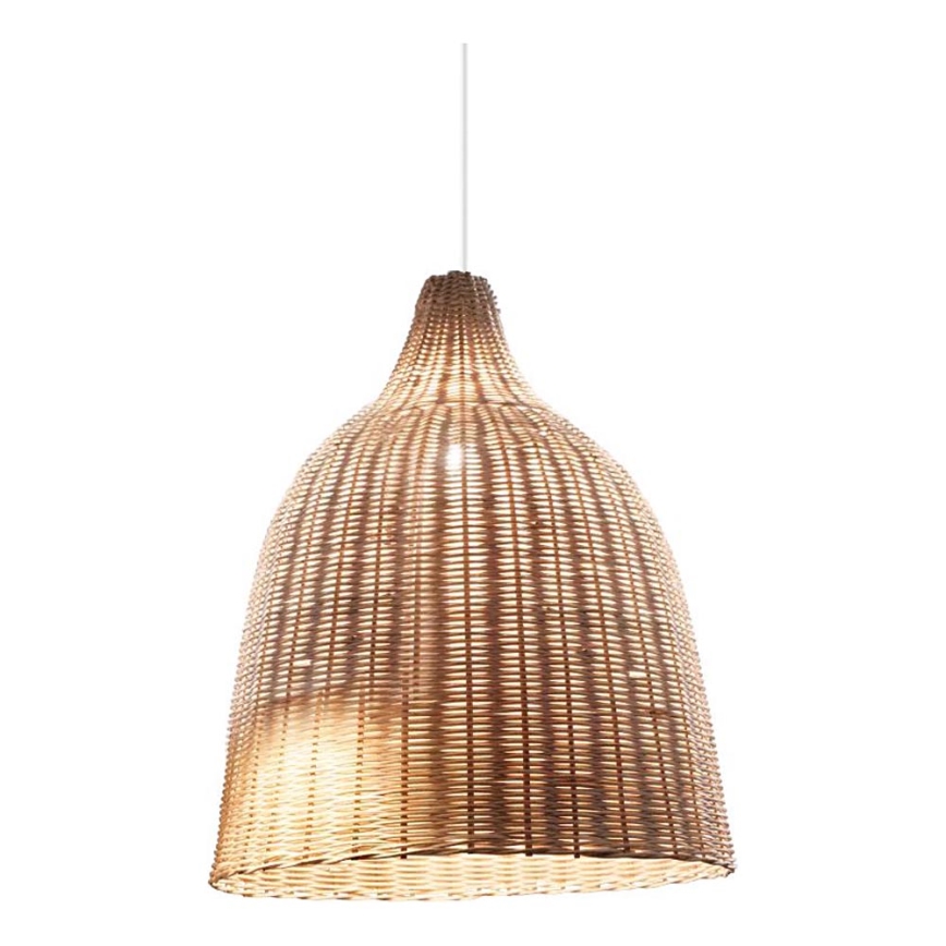Ideal Lux - Lámpara colgante HAUNT 1xE27/60W/230V diá. 35 cm beige