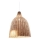 Ideal Lux - Lámpara colgante HAUNT 1xE27/60W/230V diá. 35 cm beige