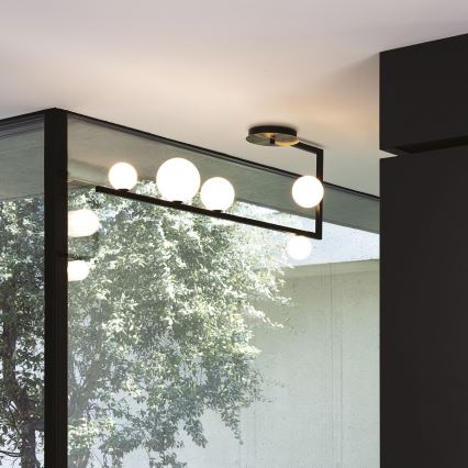 Ideal Lux - Lámpara colgante LED BIRDS 5xG9/3W/230V negro/dorado