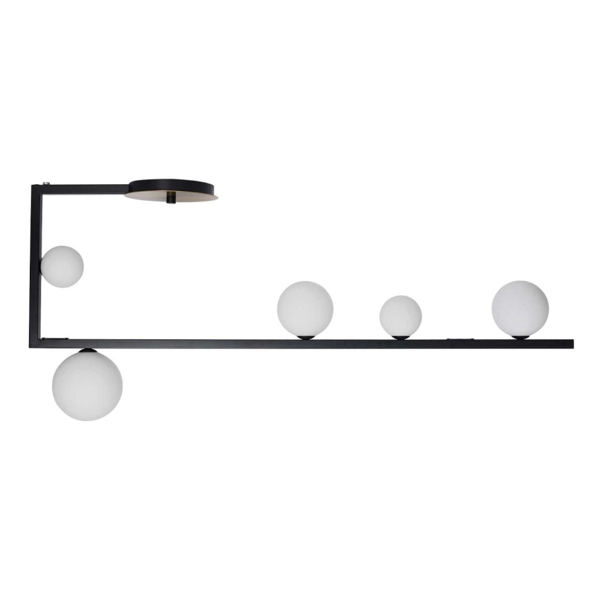 Ideal Lux - Lámpara colgante LED BIRDS 5xG9/3W/230V negro/dorado