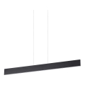 Ideal Lux - Lámpara colgante LED con cable DESK LED/32W/230V 102,5 cm CRI 90 negro