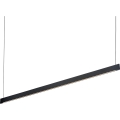 Ideal Lux - Lámpara colgante LED con cable DESK WIDE LED/36W/230V CRI 90 120 cm negra