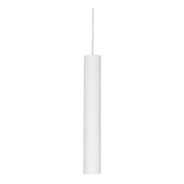 Ideal Lux - Lámpara colgante LED con cable LOOK 1xGU10/7W/230V IRC 90 Ø 6 cm blanca