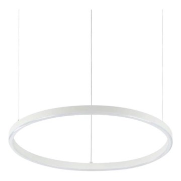 Ideal Lux - Lámpara colgante LED con cable ORACLE SLIM LED/29W/230V 2700K IRC 90 Ø 50 cm blanco