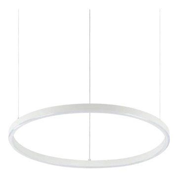 Ideal Lux - Lámpara colgante LED con cable ORACLE SLIM LED/29W/230V 4000K CRI 90 Ø 50 cm blanca