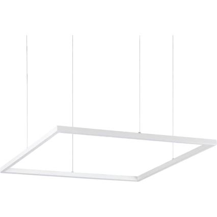Ideal Lux - Lámpara colgante de cable ORACLE SLIM LED/44W/230V 3000K CRI 90 70x70 cm blanca