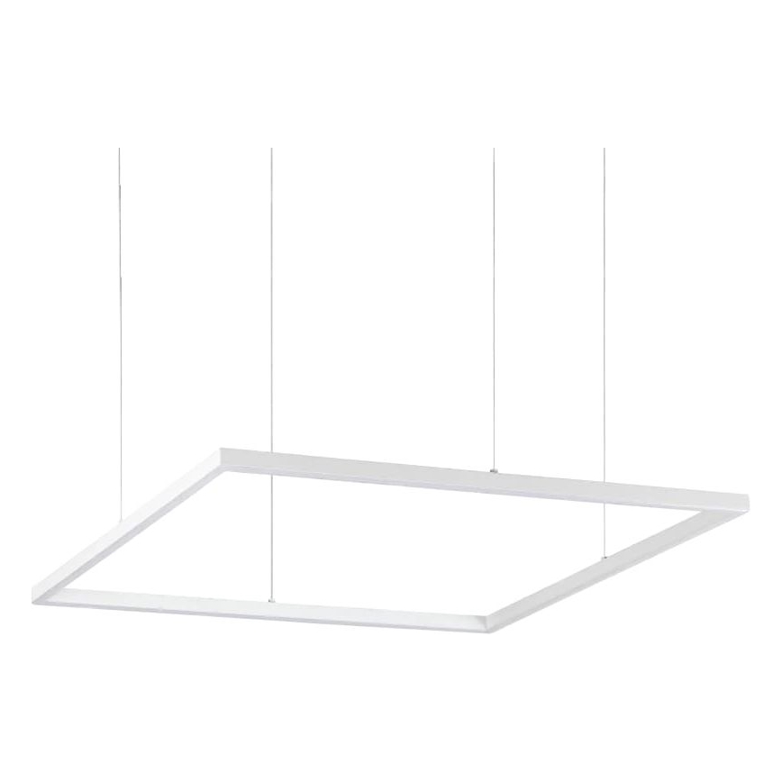 Ideal Lux - Lámpara colgante de cable ORACLE SLIM LED/44W/230V 3000K CRI 90 70x70 cm blanca