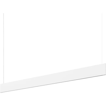 Ideal Lux - Lámpara colgante LED con cable STEEL LED/24W/230V 3000K CRI 90 120 cm blanca