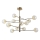 Ideal Lux - Lámpara colgante LED EQUINOXE 12xG4/2W/230V diá. 128,1 cm latón/Ahumado