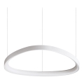 Ideal Lux - Lámpara colgante LED GEMINI, suspendida por cable, 47 W, 230 V, 2700 K, Ø 61 cm, CRI 90, blanco