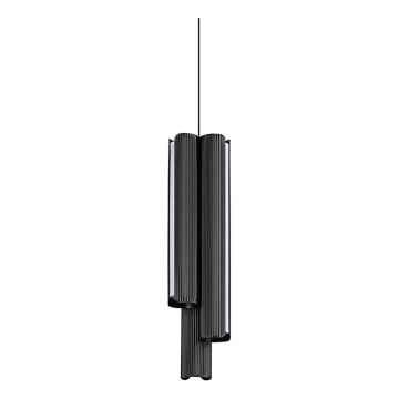 Ideal Lux - Lámpara colgante LED regulable en cable DORICA 3xLED/9W/230V CRI 90 Ø 9,5 cm negro