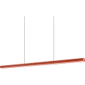 Ideal Lux - Lámpara colgante LED regulable suspendida por cable DORICA LED/35W/230V CRI 90 140 cm naranja