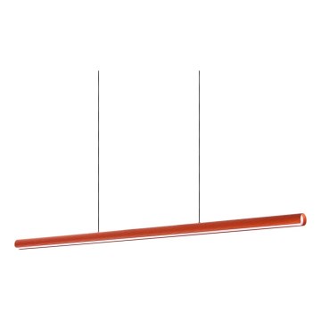 Ideal Lux - Lámpara colgante LED regulable suspendida por cable DORICA LED/35W/230V CRI 90 140 cm naranja