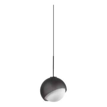 Ideal Lux - Lámpara colgante LED sobre cable BLOOM 1xG9/3W/230V Ø 11,5 cm negra