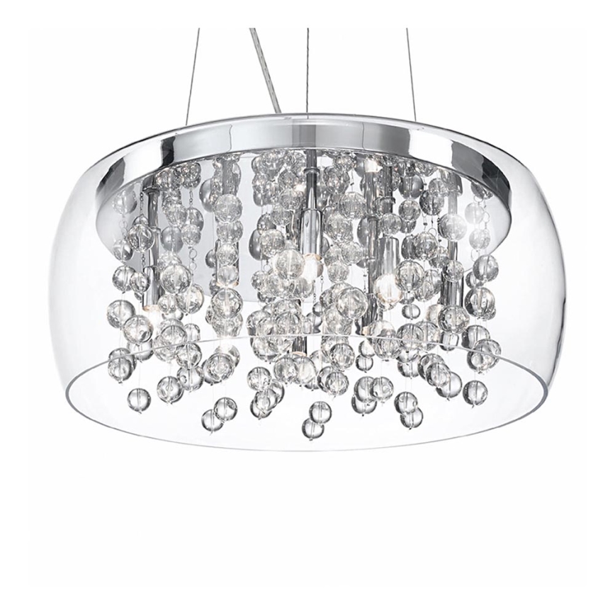 Ideal Lux - Lámpara colgante LED suspendida en cable 8xG9/3W/230V, Ø 50 cm