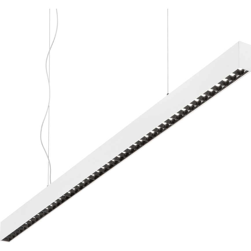Ideal Lux - Lámpara colgante LED suspendida por cable OFFICE LED/30W/230V 3000K CRI 90 blanca