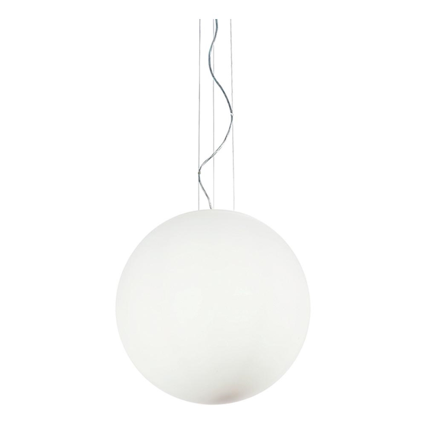 Ideal Lux - Lámpara colgante MAPA 1xE27/60W/230V blanco