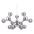 Ideal Lux - Lámpara colgante NODI 15xE14/28W/230V cromo brillante