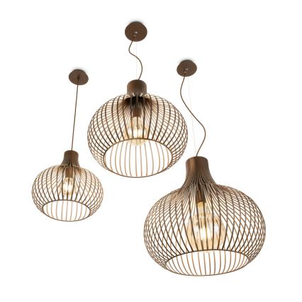 Ideal Lux - Lámpara colgante ONION 1xE27/60W/230V diá. 47 cm