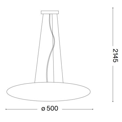 Ideal Lux - Lámpara colgante SMARTIES 3xE27/42W/230V 50 cm