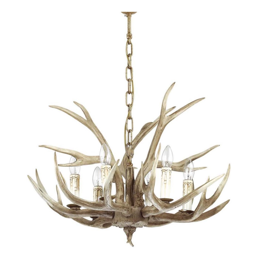 Ideal Lux - Lámpara de araña con cadena CHALET 6xE14/40W/230V asta