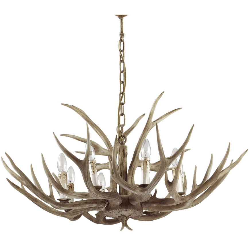 Ideal Lux - Lámpara de araña con cadena CHALET 8xE14/40W/230V