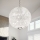 Ideal Lux - Lámpara de araña LED de cristal con cadena LUXOR 8xG9/3W/230V d. 50 cm transparente