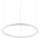 Ideal Lux - Lámpara de araña LED regulable ORACLE SLIM LED/28W/230V 4000K diá. 50 cm CRI 90 blanco