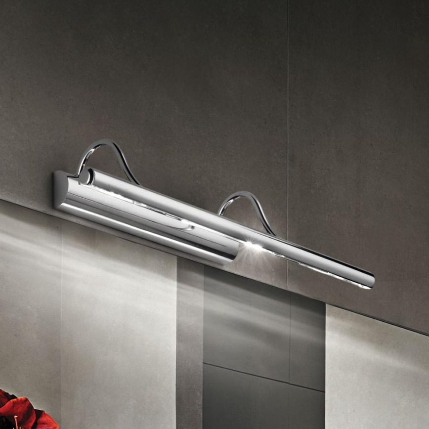 Ideal Lux - Lámpara de cuadro MIRROR 4xG9/28W/230V cromo brillante