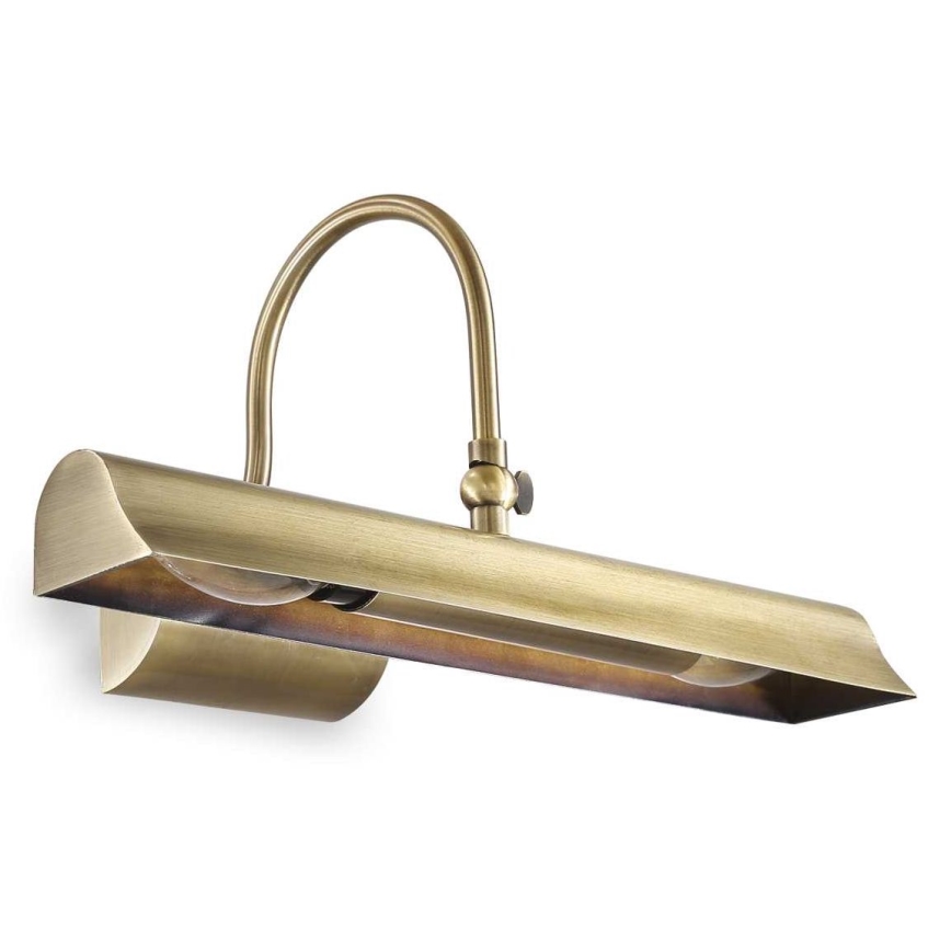 Ideal Lux - Lámpara de cuadro RETRO 2xE14/28W/230V latón