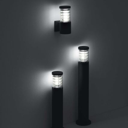 Ideal Lux - Lámpara de exterior 1xE27/42W/230V 60 cm IP44 antracita