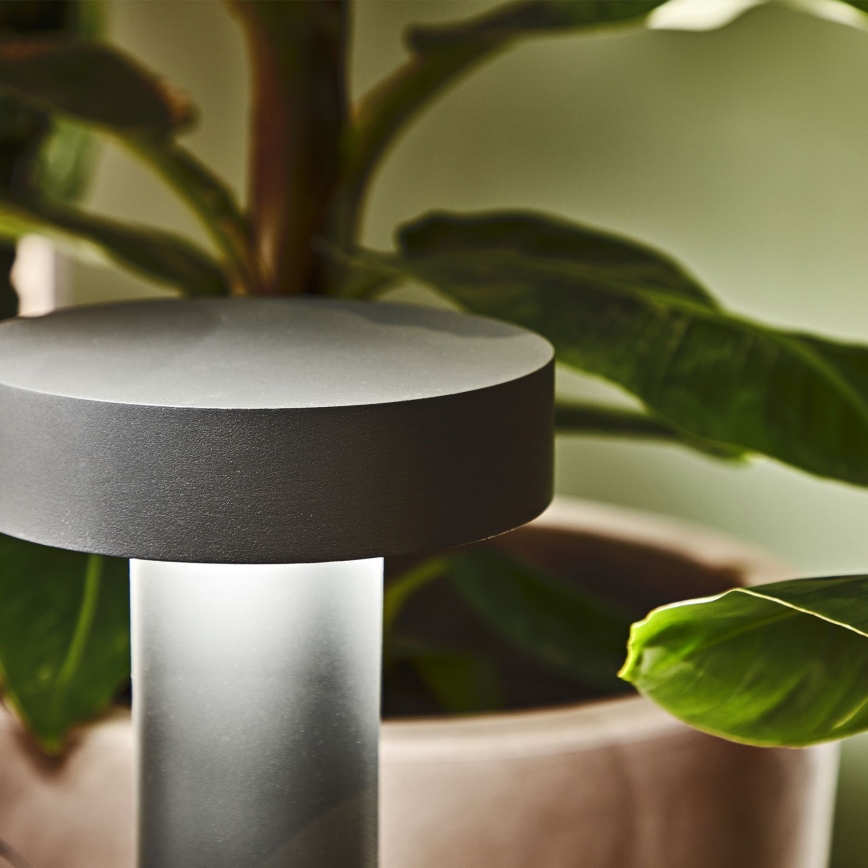 Ideal Lux - Lámpara de exterior 4xG9/15W/230V 60 cm IP44 antracita