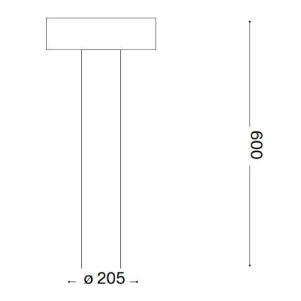 Ideal Lux - Lámpara de exterior 4xG9/15W/230V 60 cm IP44 antracita