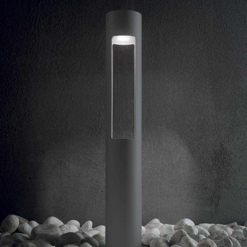 Ideal Lux - Lámpara de exterior ACQUA 1xG9/15W/230V 60 cm IP44 antracita