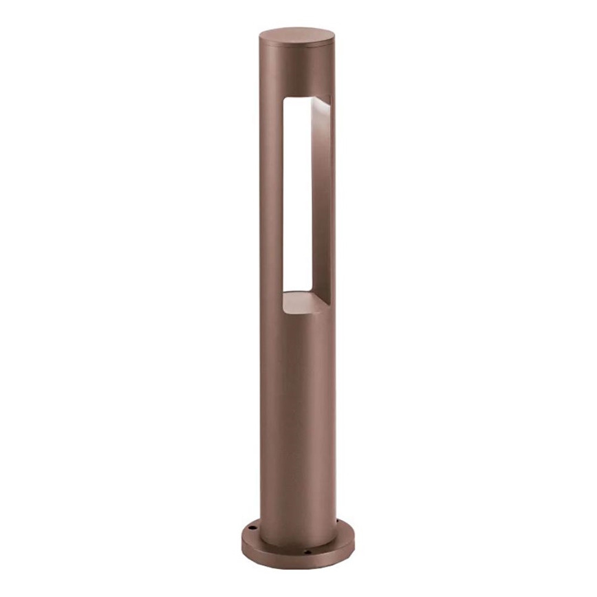 Ideal Lux - Lámpara de exterior ACQUA 1xG9/15W/230V 60 cm IP44 marrón