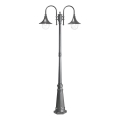 Ideal Lux - Lámpara de exterior CIMA 2xE27/52W/230V 216 cm IP43 antracita