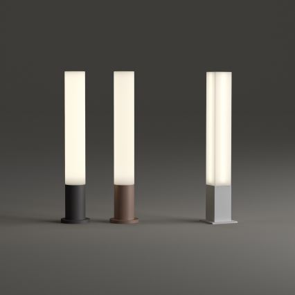 Ideal Lux - Lámpara de exterior EDO OUTDOOR 1xGX53/15W/230V 80 cm IP65 marrón