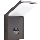 Ideal Lux - Lámpara de exterior LED con sensor STYLE LED/9W/230V 4000K CRI 90 IP54 antracita