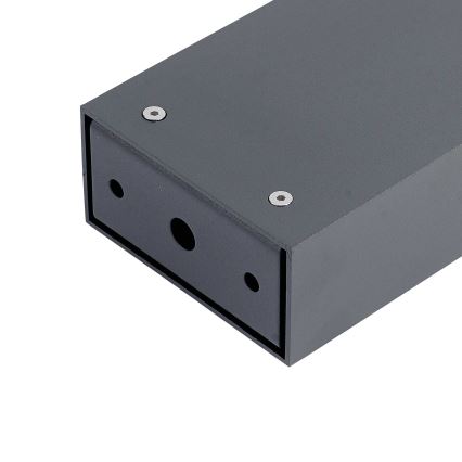 Ideal Lux - Lámpara de exterior SIRIO 2xG9/15W/230V IP44 antracita